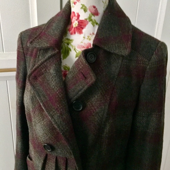 Ann Taylor LOFT Wool Blend Pea Coat - Picture 3 of 7